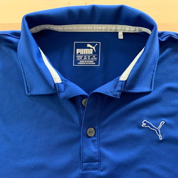 Youth Puma Golf Shirt - Picture 2 of 5